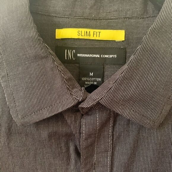 INC International Concepts Men’s Button Down Long Sleeve Shirt - Picture 4 of 11